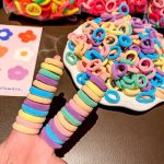 Colourful Children’s Elastic Hair Ties - Image 2