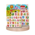 Wooden Number Puzzle Learning Board - Image 2