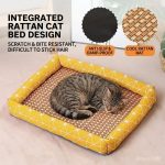 Rattan Style Summer Cat Bed