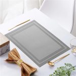 Grey Woven Dining Table Mat